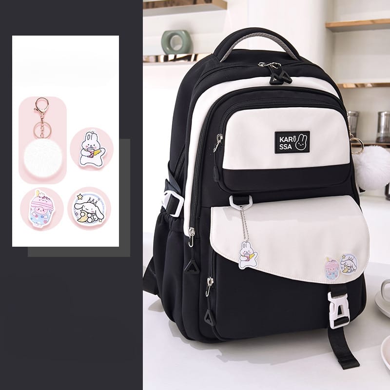 Premium Kids School Backpack (Black)
